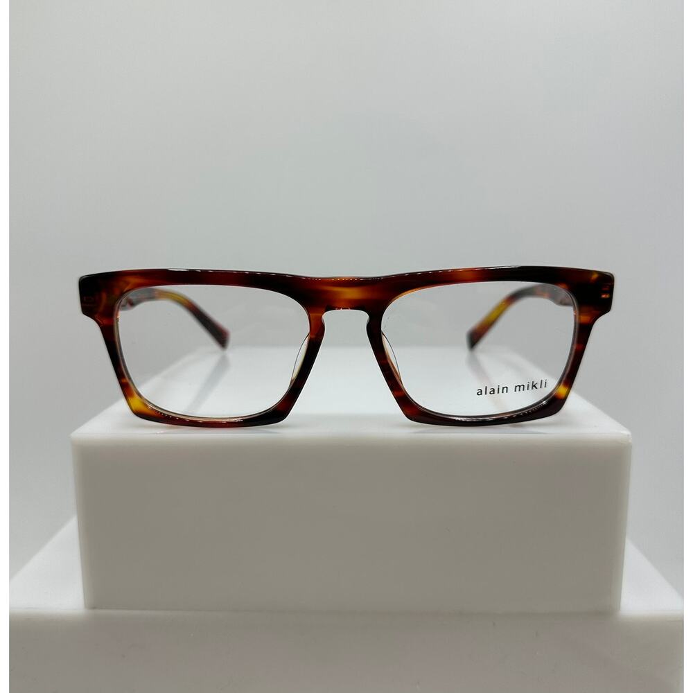 Alain Mikli N° 861 A03099 010 Havana Black Brown Unisex Rectangular 54-18-145